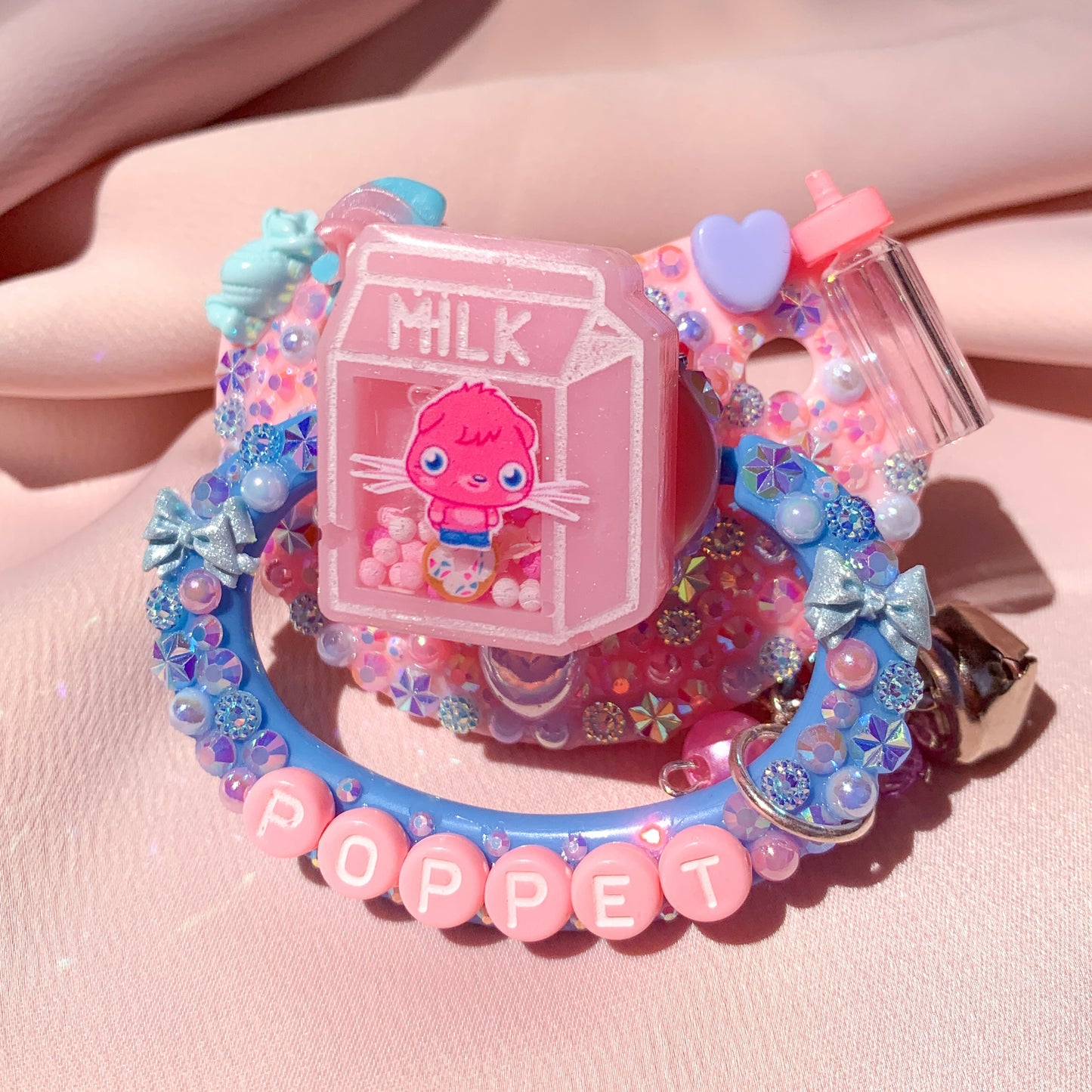 Pink Monster Deluxe Pacifier