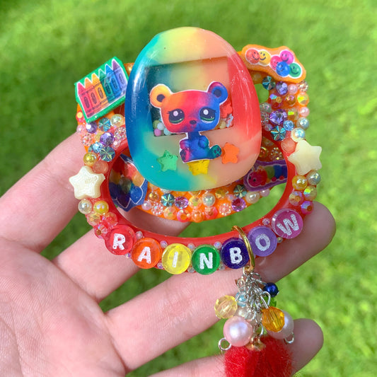 Rainbow Kidcore Deluxe Pacifier
