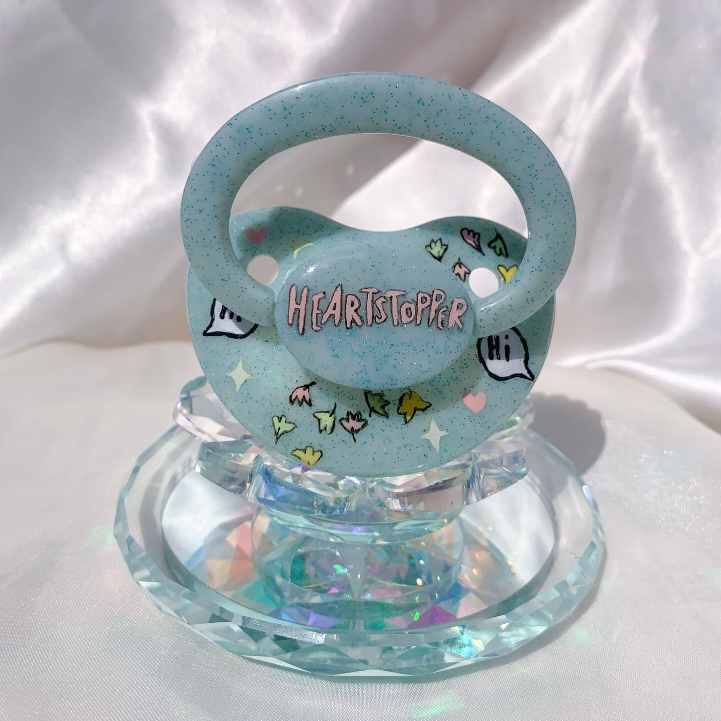 Heart Stopper Painted Pacifier