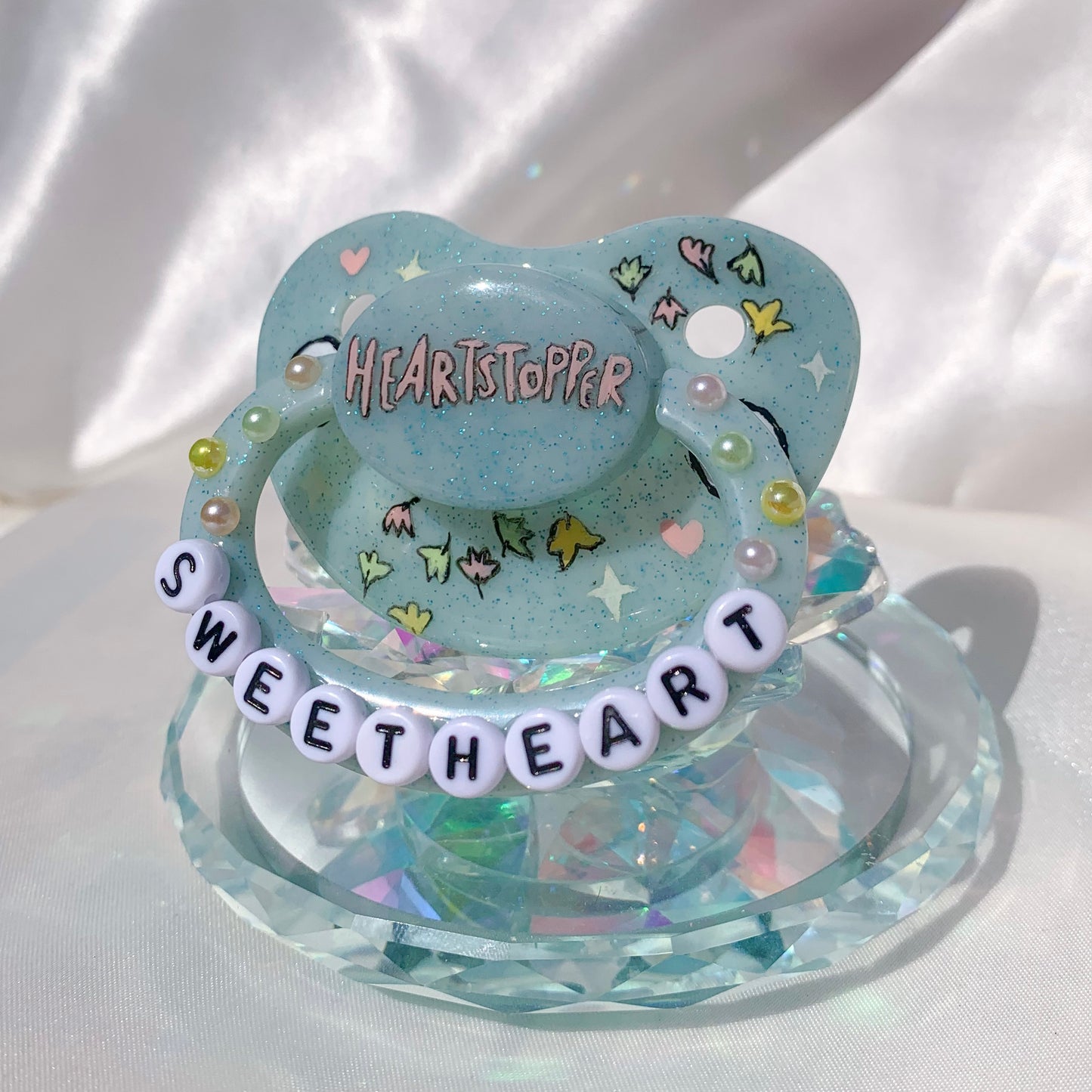 Heart Stopper Painted Pacifier