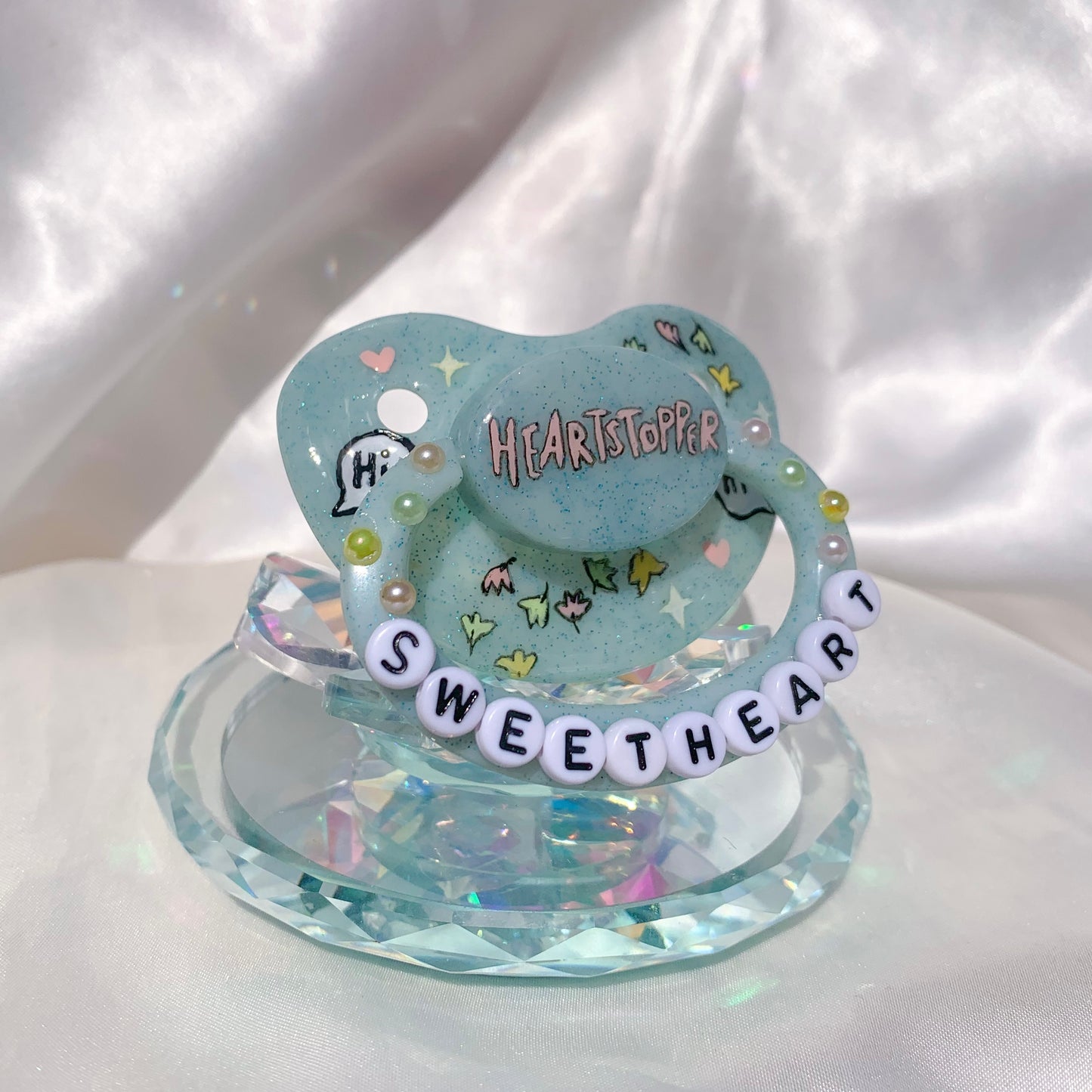 Heart Stopper Painted Pacifier