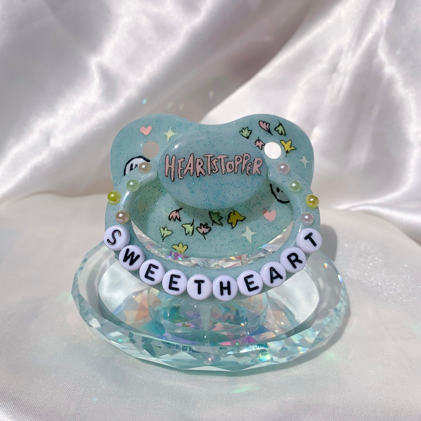 Heart Stopper Painted Pacifier